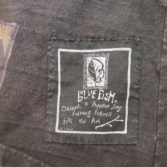 Blue Fish Brown Coat with Decorative Hem - Picture 9 of 12